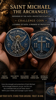 FaithGuard – Saint Michael Archangel Challenge Coin