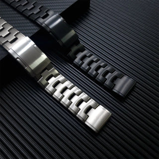 TitanLink – Luxe Titanium Link Band for Garmin QuickFit 22/26mm