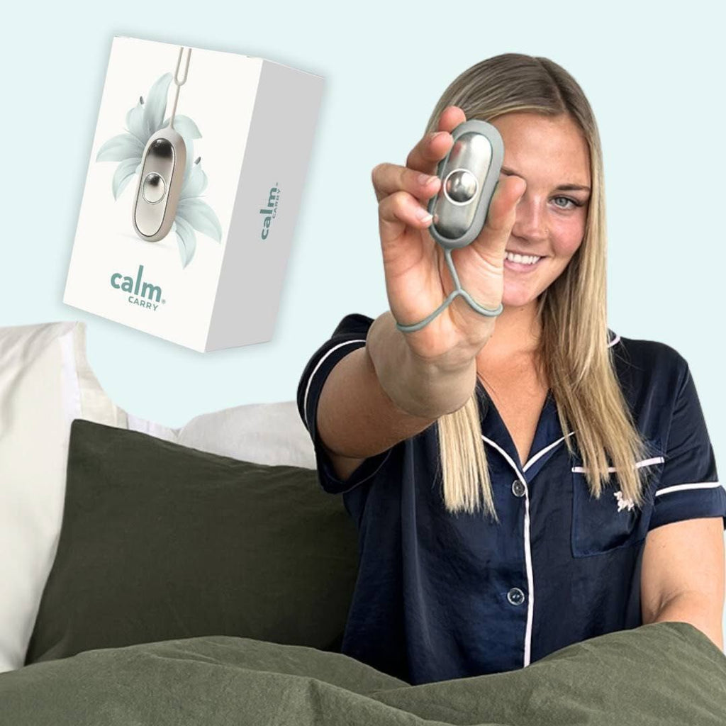 PalmCalm – Handheld Microcurrent Acupressure Device for Calm & Sleep