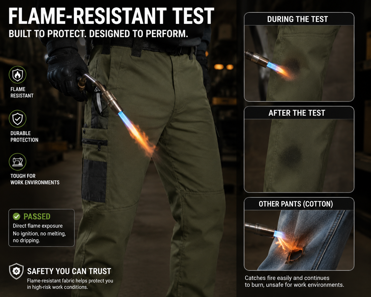 ForgeFlex – Men’s Flame-Resistant Tactical Work Pants