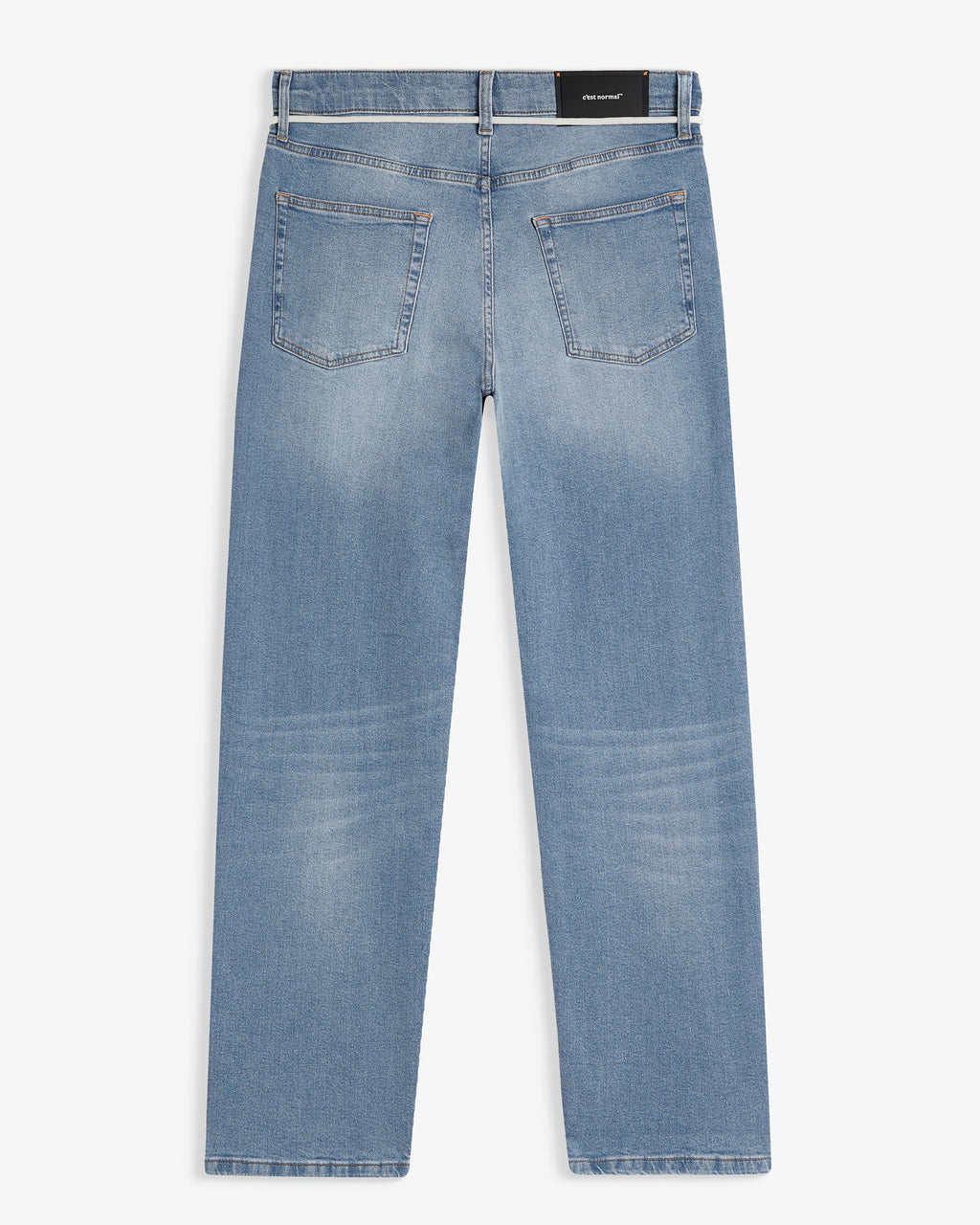 EasyStride – Relaxed Straight-Fit Stretch Jeans in Light Midwash