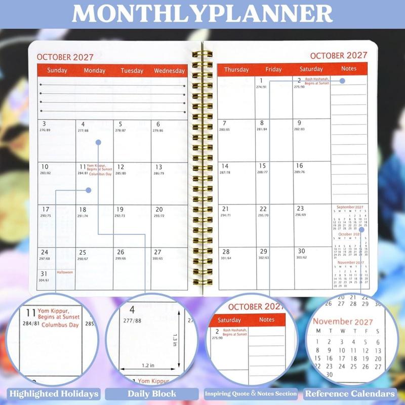MooPlan – 🐮 2026–2030 Monthly Planner ✨ Cute Highland Cow 5-Year Calendar with Large Monthly Blocks