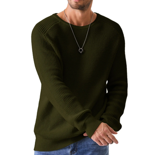 WaffleEase – Men’s Classic Crewneck Sweater