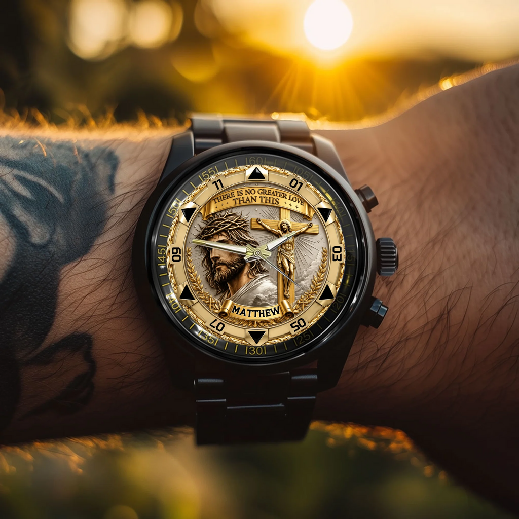 FaithMark – Personalized Crucifix Watch