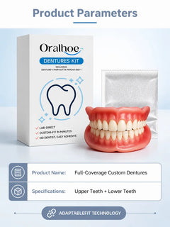 SmileRestore – Natural-Looking Full Dentures You Custom-Fit at Home in Minutes