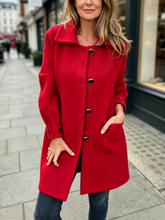 TimelessWool Coat – Women's Classic Wool Blend Coat