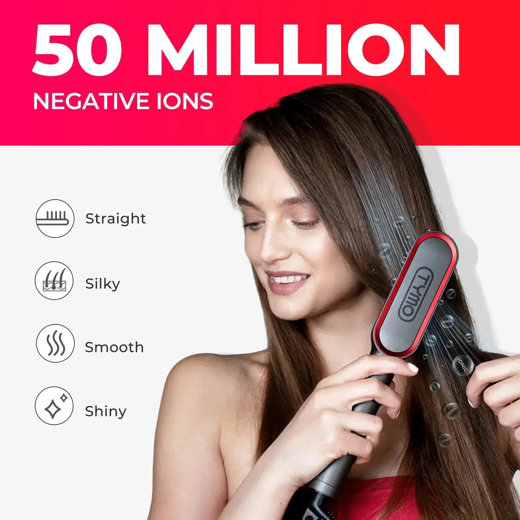 SilkGlide – 2-in-1 Ionic Hair Straightening Brush