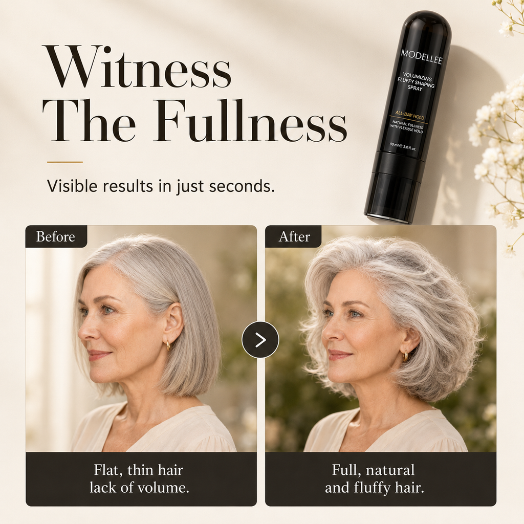 FluffLift – 90ml Volumizing Hair Shaping Spray with Long-Lasting Hold and Peach Fragrance