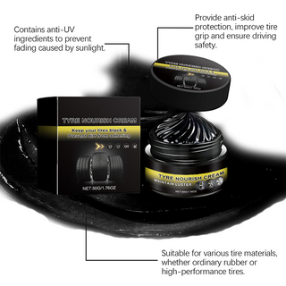 ✨ GlossGrip – Tire Wax That Restores Black Gloss, Blocks UV & Repels Dirt 🚗