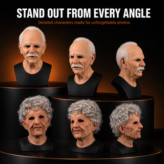 OldSoulMask – Lifelike Full-Head Elderly Character Mask