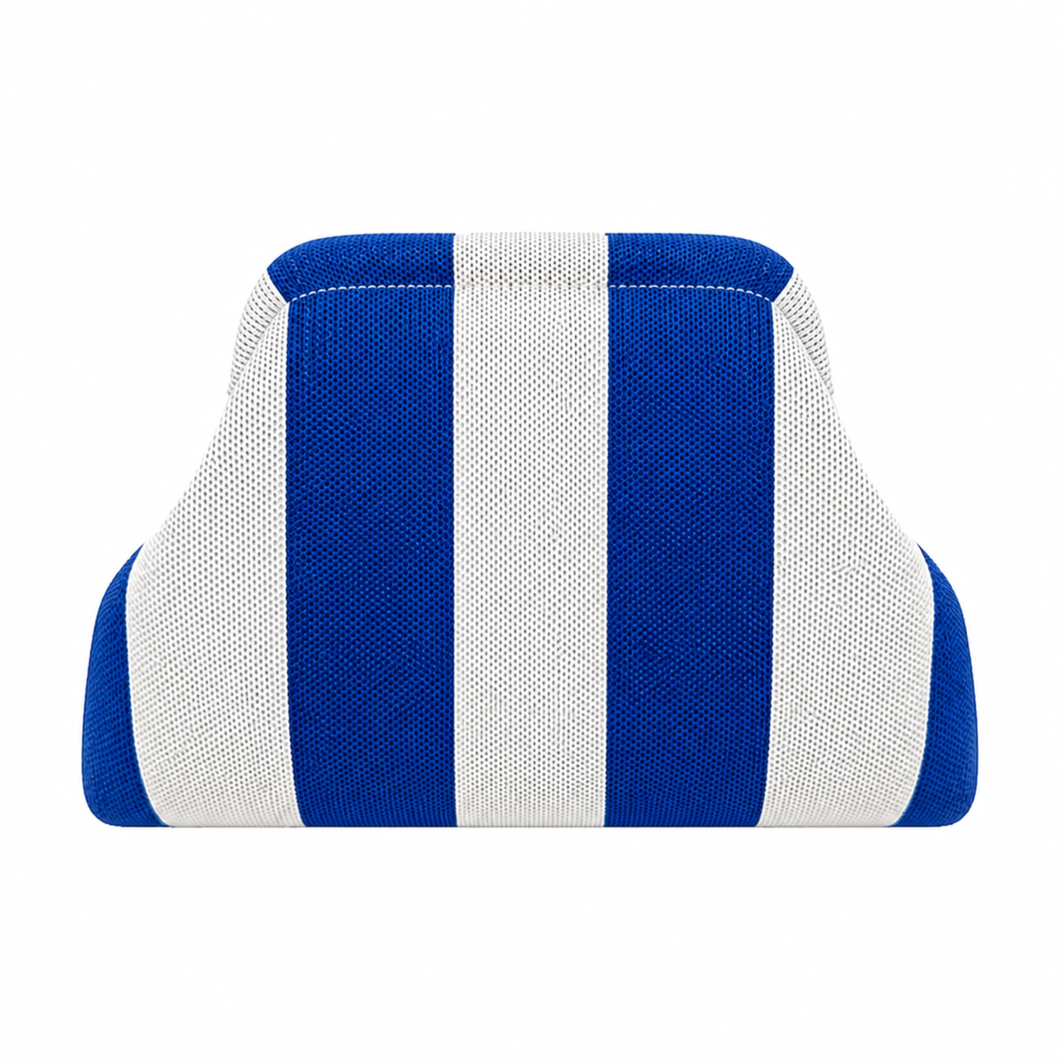 SnapKnit – Snap-Shut Knitted Makeup Bag with Wide Opening