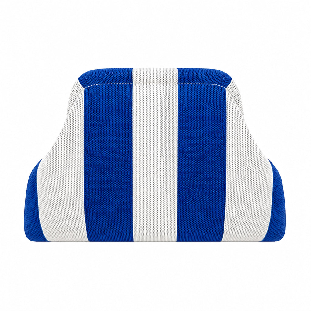 SnapKnit – Snap-Shut Knitted Makeup Bag with Wide Opening