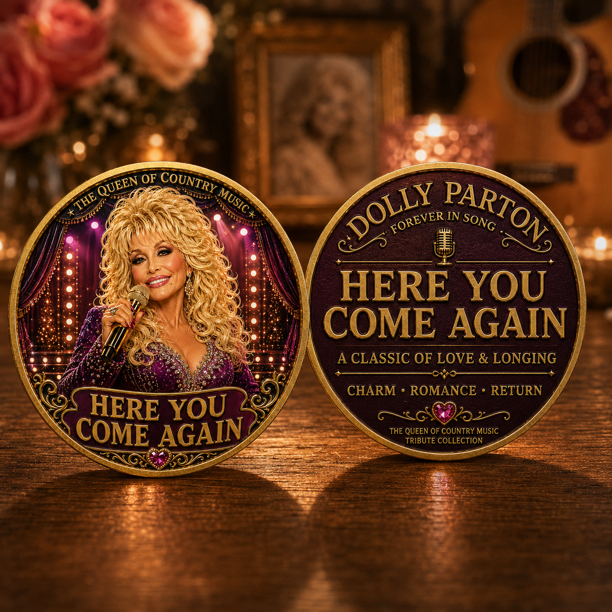 🦋 ForeverInSong – 🎸 Dolly Parton 9-Piece Tribute Coin Collector’s Set
