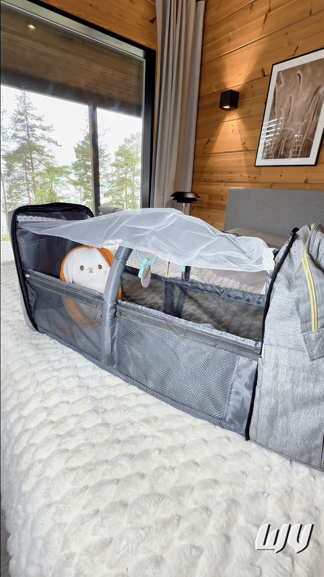 RoamNest – Diaper Backpack with Fold-Out Changing Station