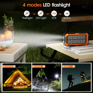 SolarPeak – Solar & Hand-Crank Emergency Power Bank