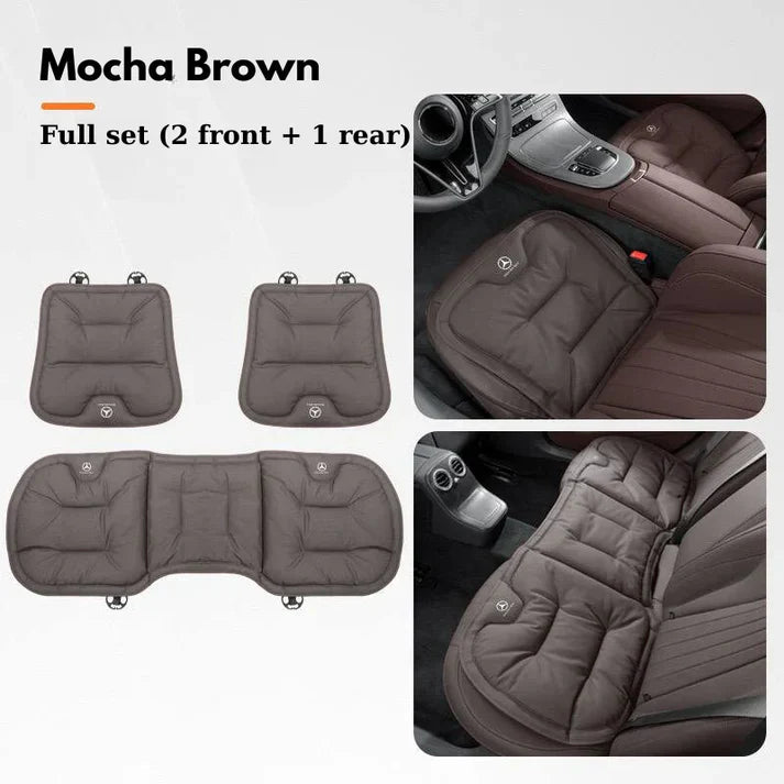 CushySeat – Skin-Friendly, Dirt-Repellent PU Leather Car Seat Cushions
