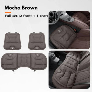 CushySeat – Skin-Friendly, Dirt-Repellent PU Leather Car Seat Cushions