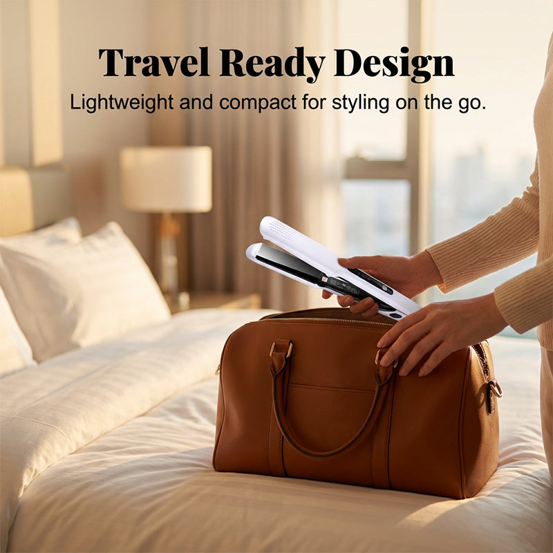 SilkGlide – ✨💇‍♀️ 2-in-1 Hair Straightener and Curler with Negative Ionic Care