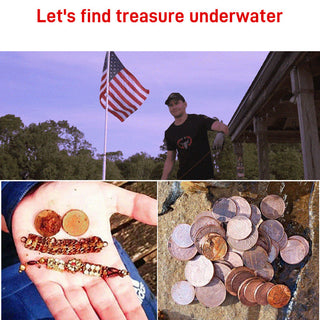 DeepHaul – ⚓ Deep-Water Magnetic Salvage Magnet Set with Rope, Strong Pull, Rust-Resistant & Durable for Underwater Treasure Hunting & Recovery 💰