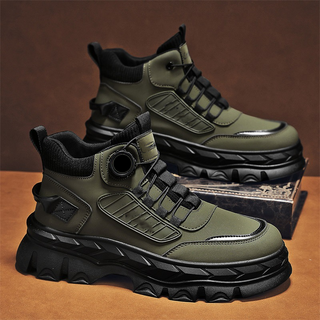 🥾 TrailStride – Men’s Waterproof Chunky Ankle Boots