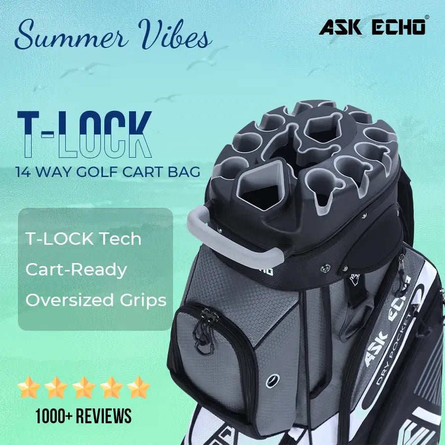 ClubKeeper – 14-Way T-LOCK Golf Cart Bag