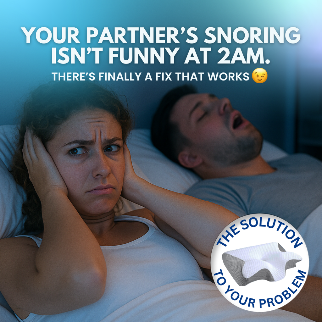 HushAlign – The Anti-Snore Pillow That Silences Snoring by Fixing Your Sleep Posture