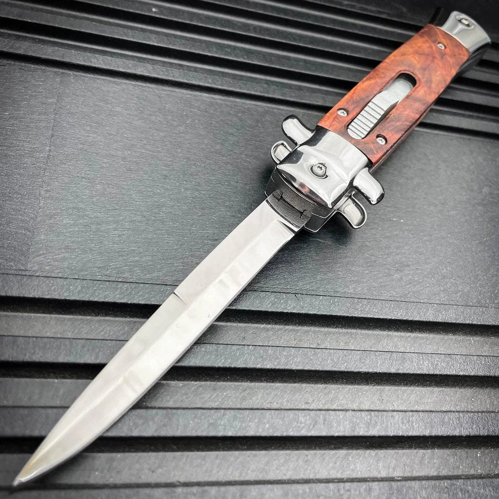 GentlemanEdge – 🔥 Classic Italian-Style Automatic Stiletto Knife