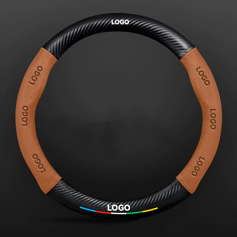 SuedeGrip – Carbon Fiber Suede Steering Wheel Cover, Anti-Slip & Wear-Resistant