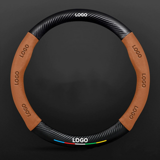 SuedeGrip – Carbon Fiber Suede Steering Wheel Cover, Anti-Slip & Wear-Resistant