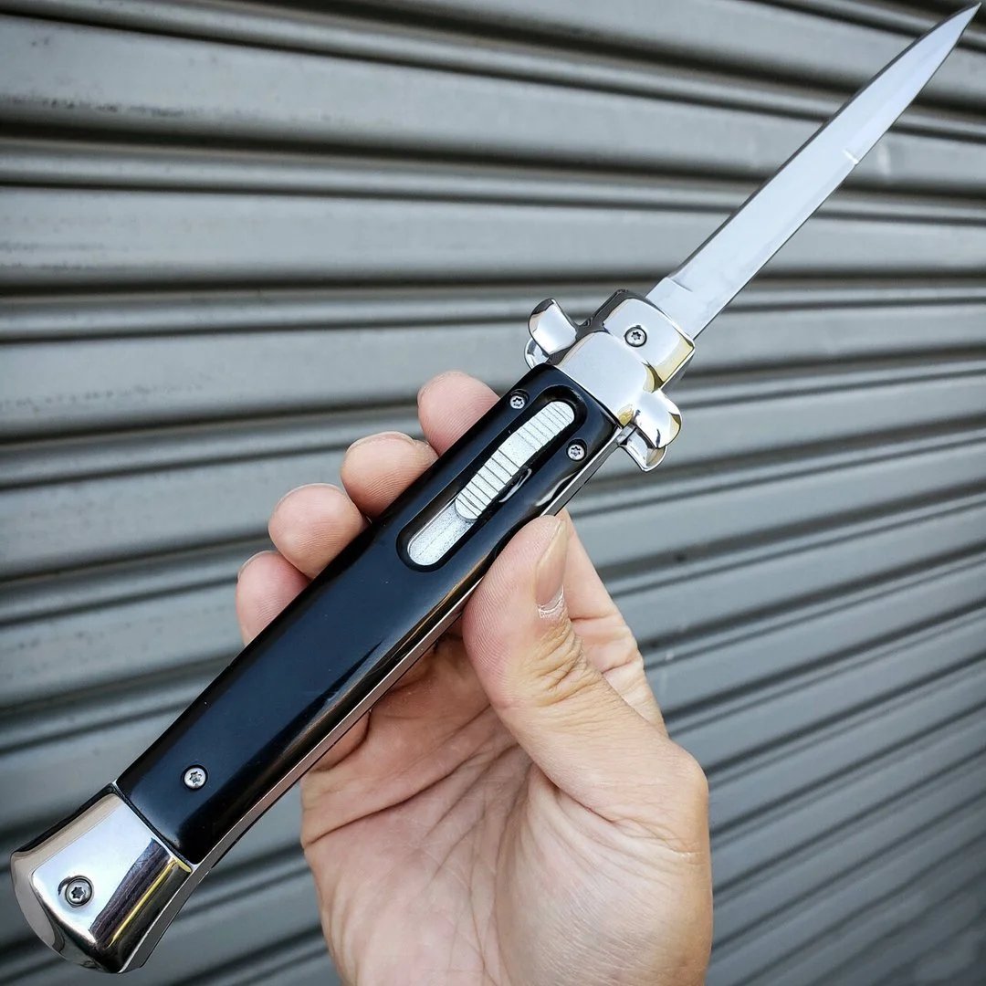 GentlemanEdge – 🔥 Classic Italian-Style Automatic Stiletto Knife