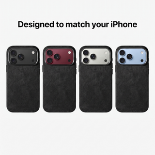 SuedeShield – Alcantara® iPhone 18 Pro Case in Deep Black