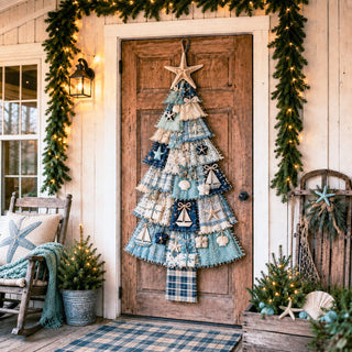 PatchworkWelcome – Beginner-Friendly Oversized DIY Tree Door Hanging Kit