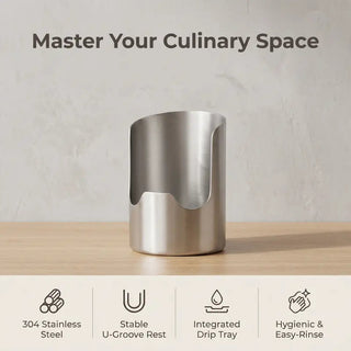 SteelNest – Stainless Steel Utensil Organizer