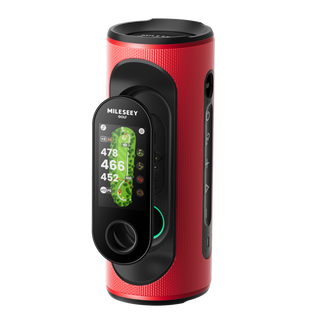 The Red Color Version of MILESEEY GeneSonic Pro Detachable Golf GPS Speaker