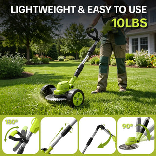TrimTrio – 3-in-1 Cordless Lawn Mower, Grass Trimmer & Edger with 21V Batteries