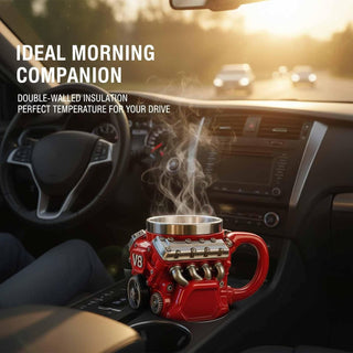 TorqueMug – Engine-Inspired Coffee Mug for Car Enthusiasts