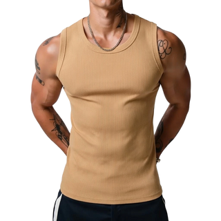 RibFlex – 💝💝 Men's Wide Strap Ribbed Tank Top