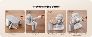 YarnGlide – A1 Pro Max Electric Yarn Winder