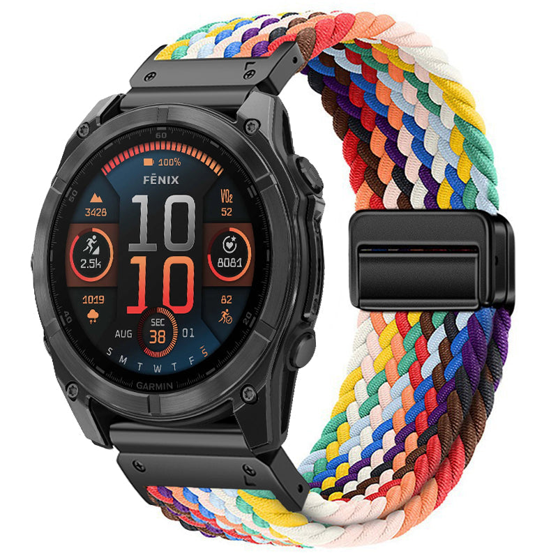 MagWeave – Magnetic Buckle Stretch Nylon Band for Garmin QuickFit 20/22/26mm