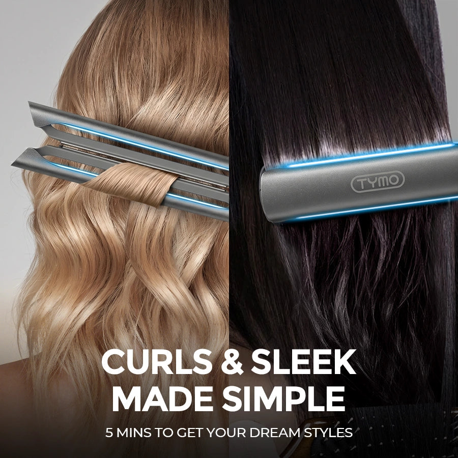 HoloGlide – 2-in-1 Light-Care Hair Straightener and Curler