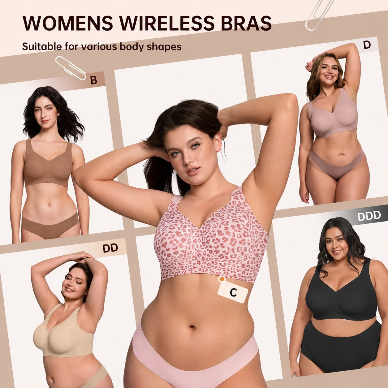 JellyEase – Women's Wirefree Full-Coverage Jelly Support Bra