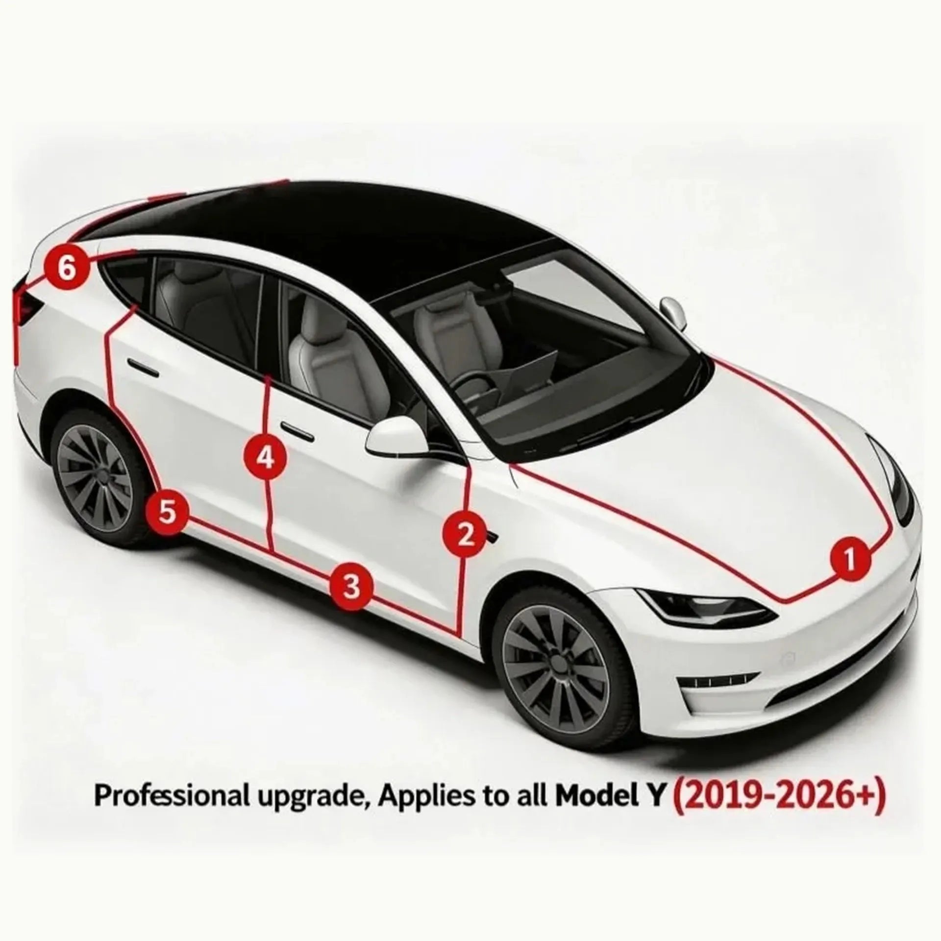 SilentSeal – Premium Tesla Door Seal Kit for Noise Reduction & Weatherproofing