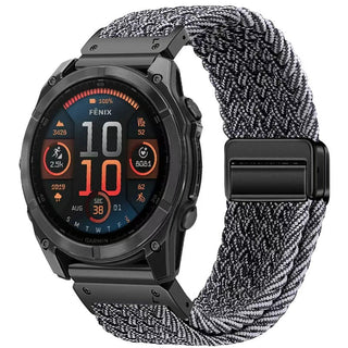 MagWeave – Magnetic Buckle Stretch Nylon Band for Garmin QuickFit 20/22/26mm