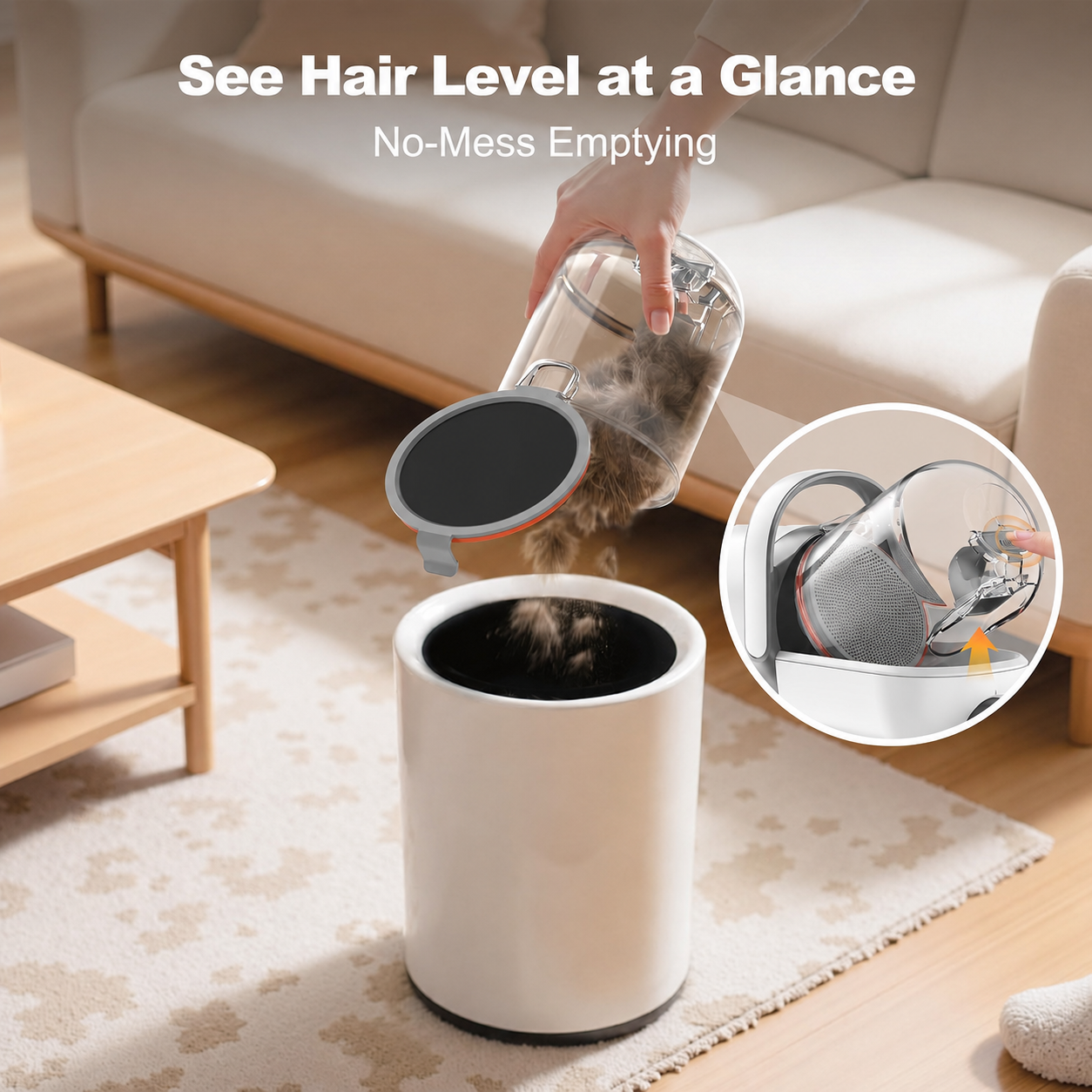 FurFlow – 6-in-1 Pet Grooming Vacuum Kit with Clipper & Nail Grinder