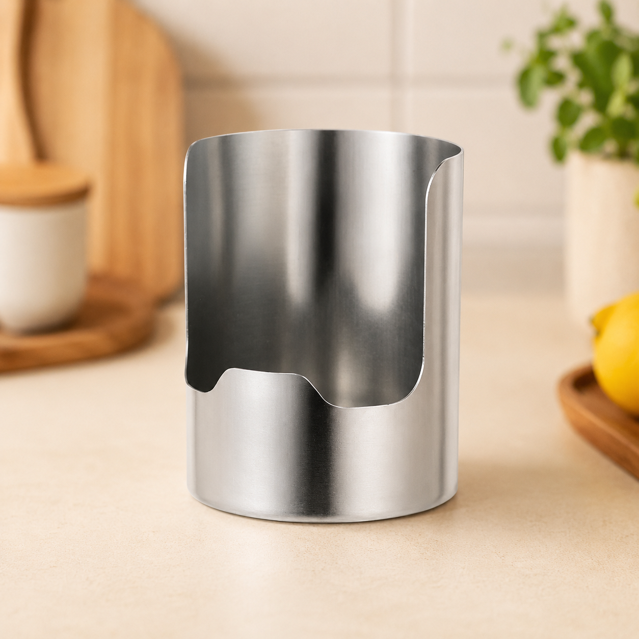 SteelNest – Stainless Steel Utensil Organizer