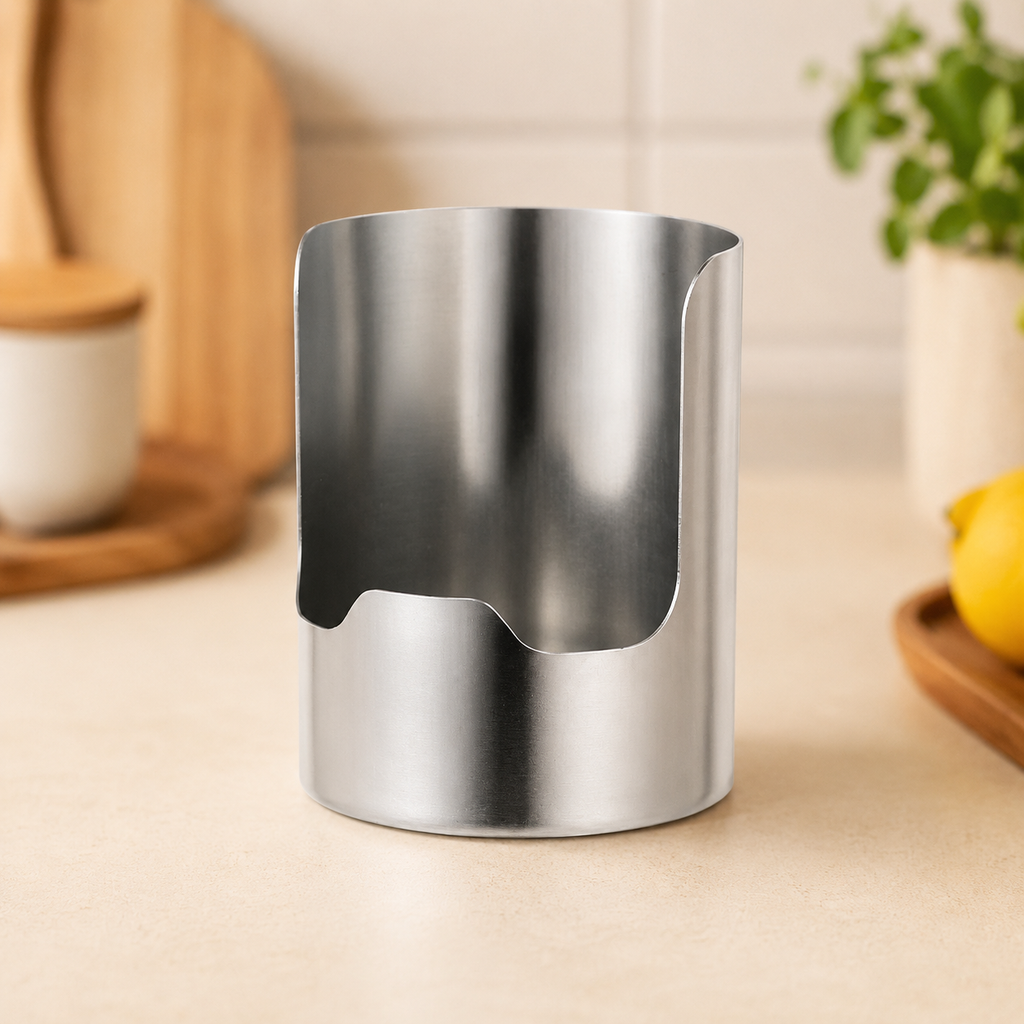 SteelNest – Stainless Steel Utensil Organizer