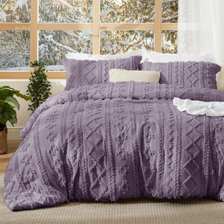 BohoCloud – Tufted Boho Comforter Set with Pillow Shams