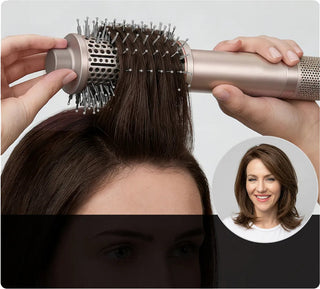 Hot air brush styling guide