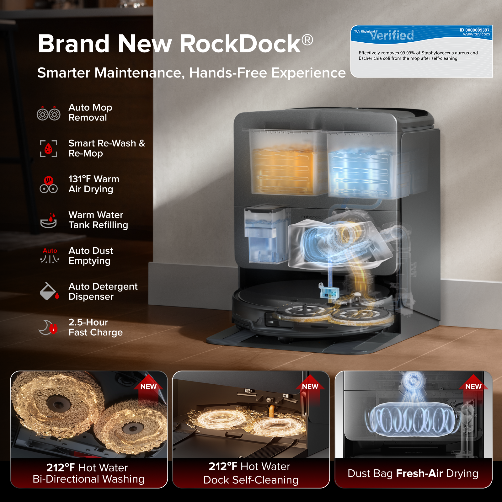 SarosClean – Roborock Saros 20 Robot Vacuum & Mop with 36,000 Pa Suction