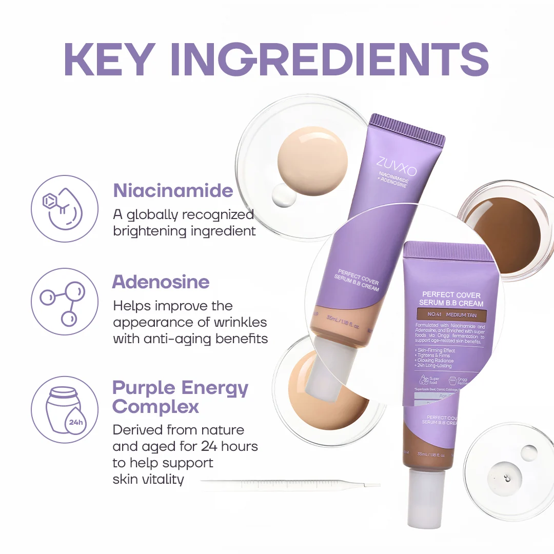 SerumGlow – Bifida Ferment Serum-Infused BB Cream, Skin Tint & Tinted Moisturizer